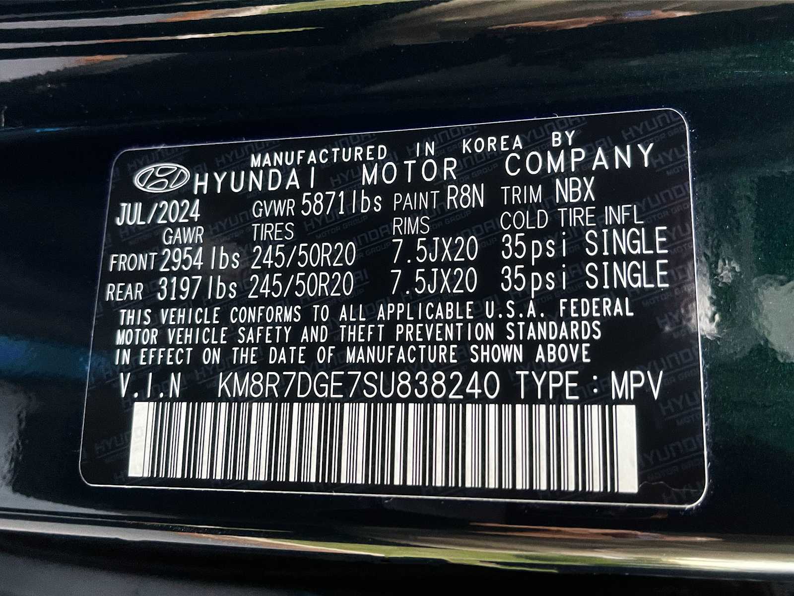 2025 Hyundai Palisade Calligraphy 35