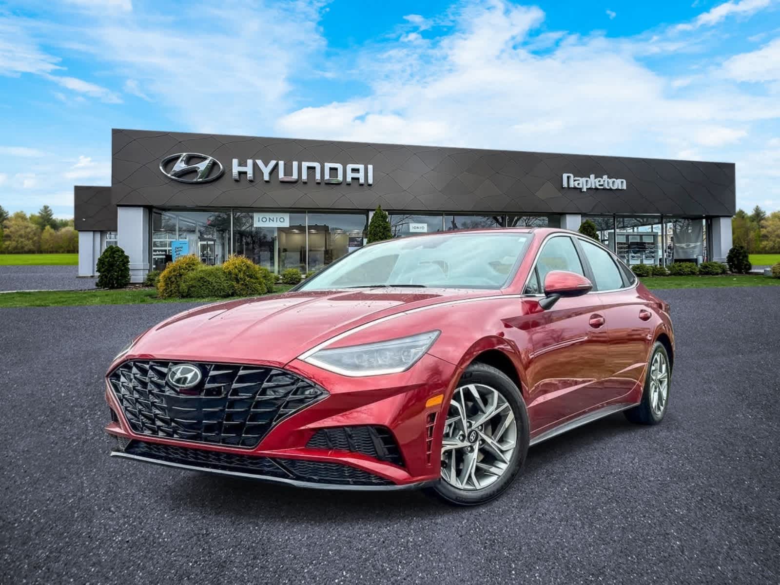 Ultimate Red 2023 Hyundai Sonata SEL FWD Sedan Front-Wheel Drive 8-Speed Automatic