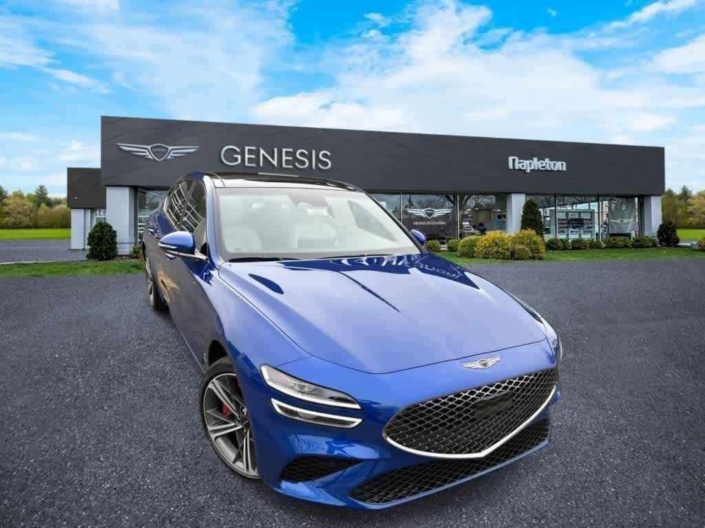 Kawah Blue 2024 Genesis G70 2.5T Standard RWD Sedan Rear-Wheel Drive 8-Speed Automatic