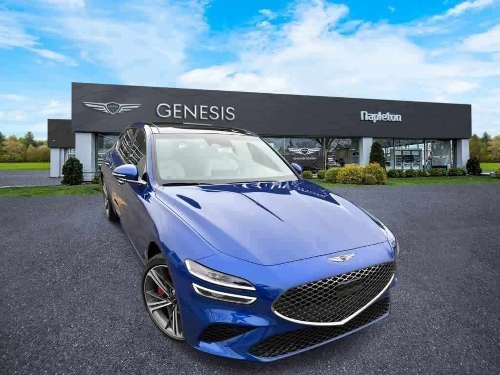 Kawah Blue 2024 Genesis G70 2.5T Standard RWD Sedan Rear-Wheel Drive 8-Speed Automatic