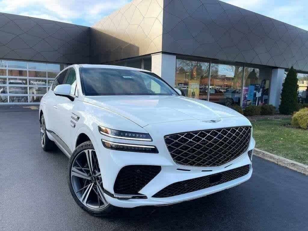 Uyuni White 2025 Genesis GV80 Coupe 3.5T E-SC AWD Coupe All-Wheel Drive 8-Speed Automatic