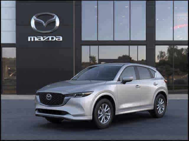 Gray (Platinum Quartz Metallic) 2025 Mazda CX-5 2.5 S Preferred AWD SUV / Crossover All-Wheel Drive 6-Speed Automatic