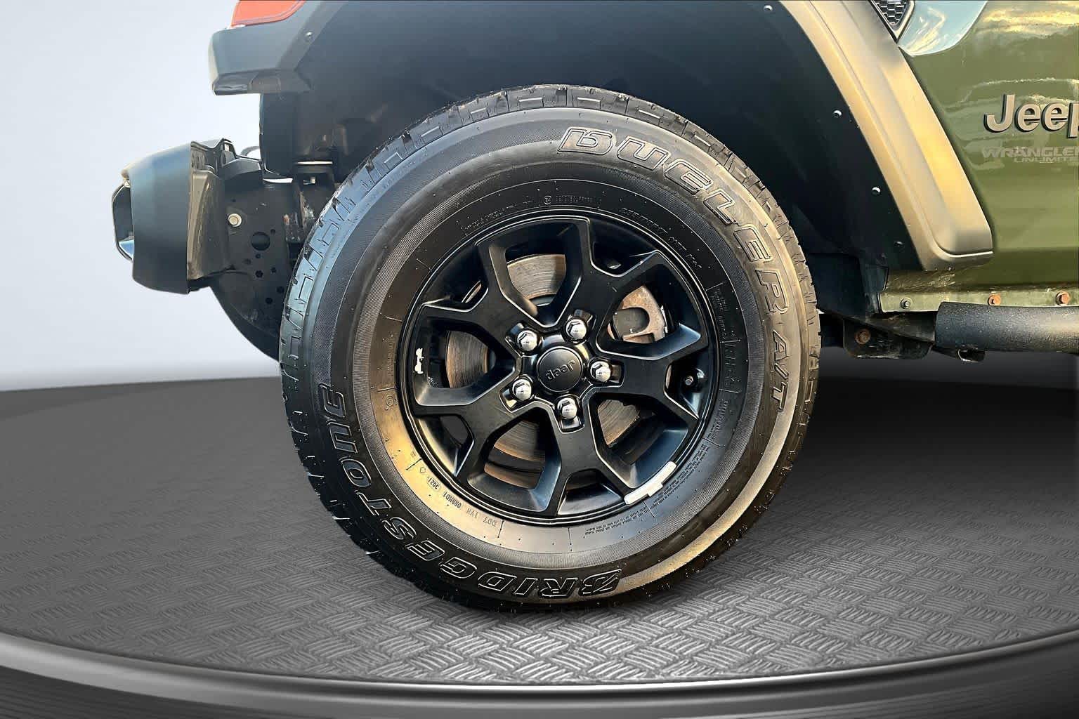 2021 Jeep Wrangler Unlimited Willys Sport Sarge Green Clearcoat at Texan GMC Buick