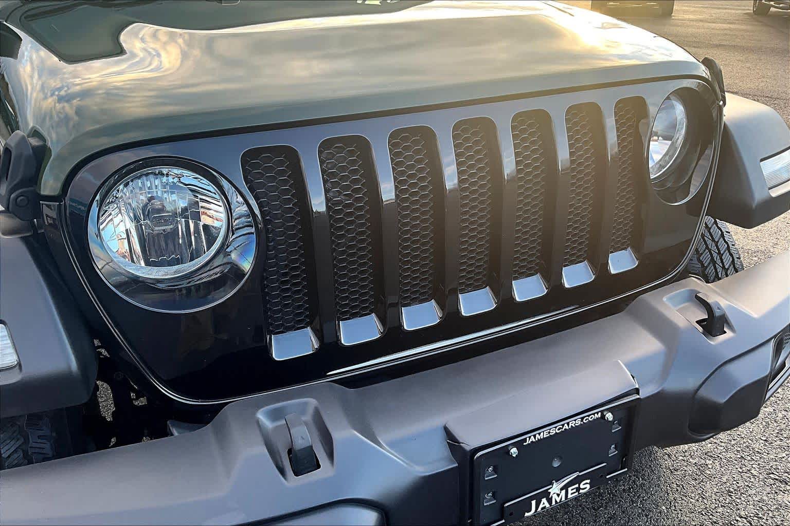 2021 Jeep Wrangler Unlimited Willys Sport Sarge Green Clearcoat at Texan GMC Buick