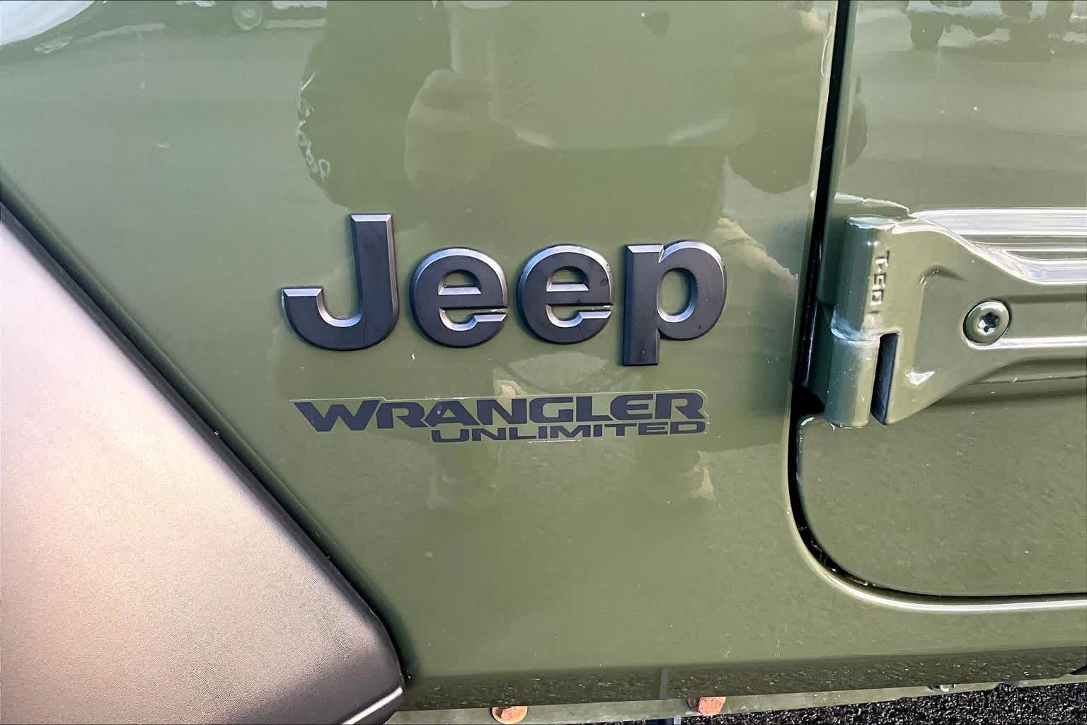 2021 Jeep Wrangler Unlimited Willys Sport Sarge Green Clearcoat at Texan GMC Buick