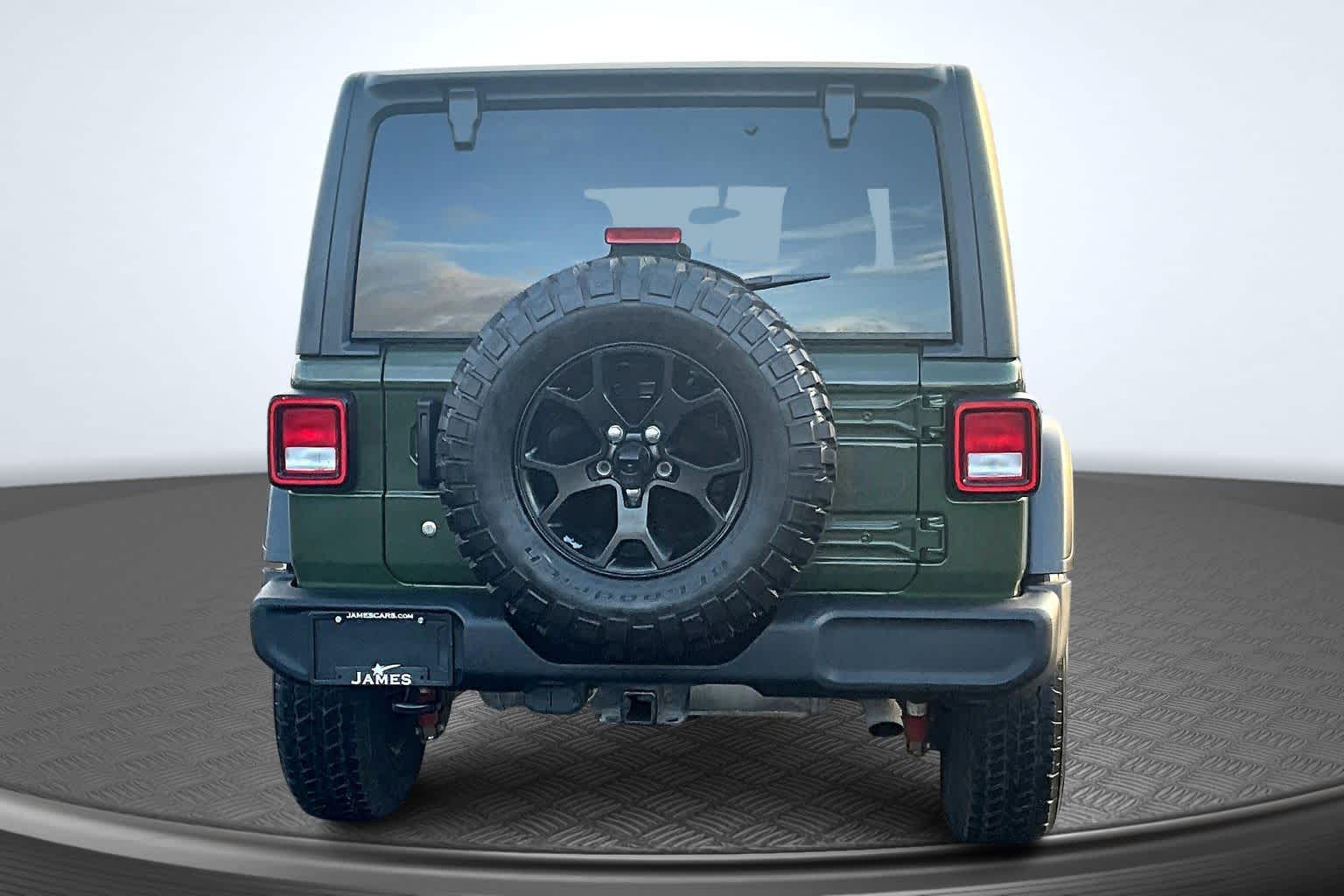 2021 Jeep Wrangler Unlimited Willys Sport Sarge Green Clearcoat at Texan GMC Buick