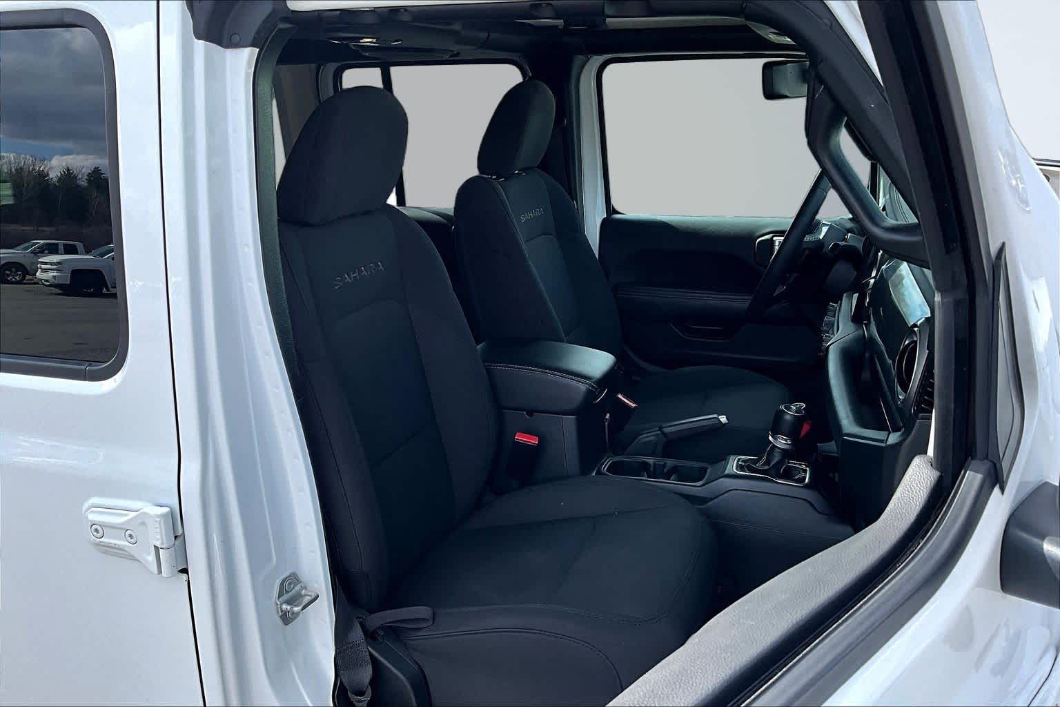 2023 Jeep Wrangler Sahara Bright White at James Chevrolet