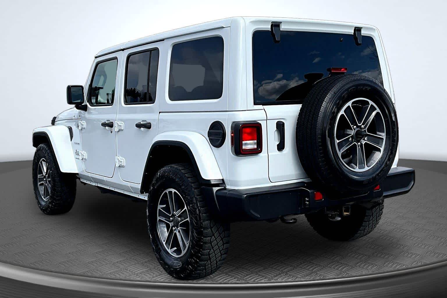 2023 Jeep Wrangler Sahara Bright White at James Chevrolet
