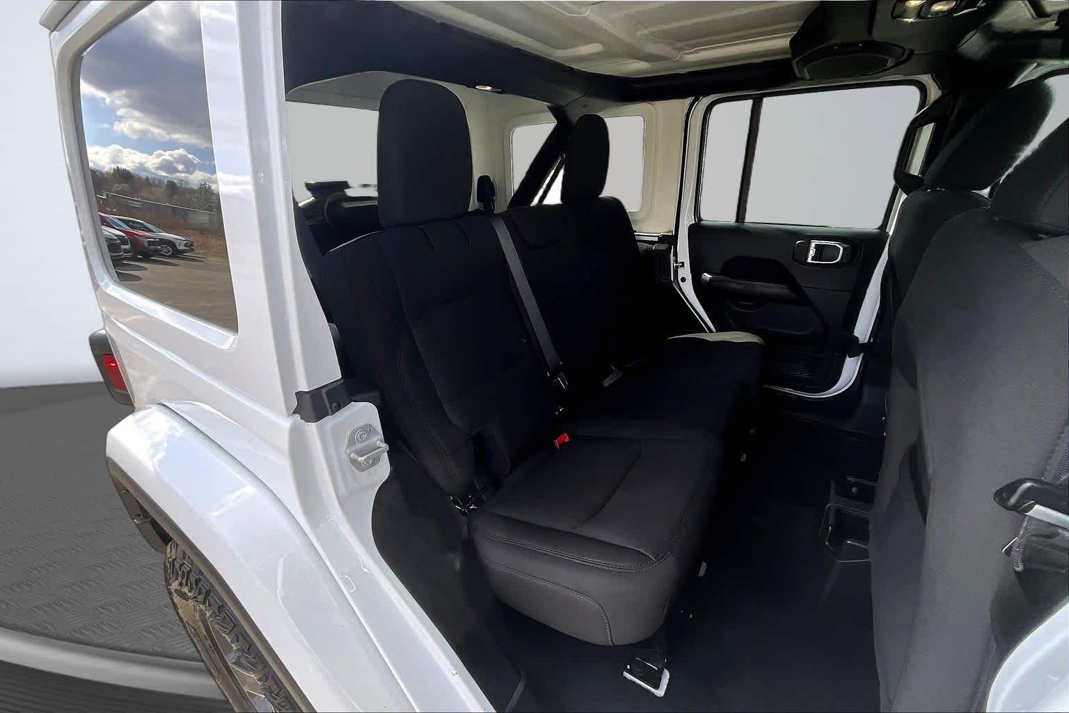 2023 Jeep Wrangler Sahara Bright White at James Chevrolet