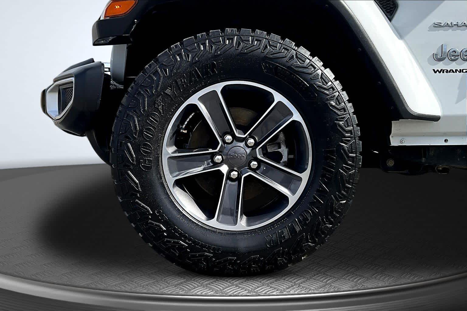 2023 Jeep Wrangler Sahara Bright White at James Chevrolet