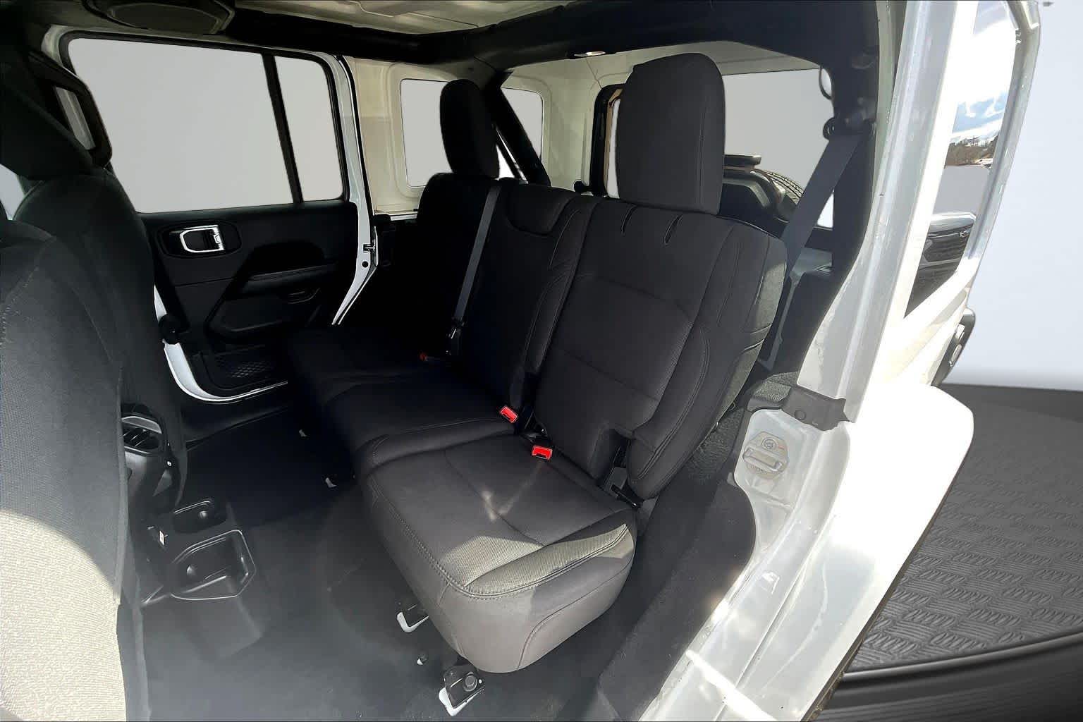 2023 Jeep Wrangler Sahara Bright White at James Chevrolet