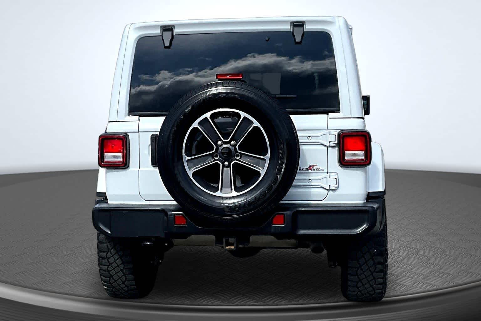 2023 Jeep Wrangler Sahara Bright White at James Chevrolet