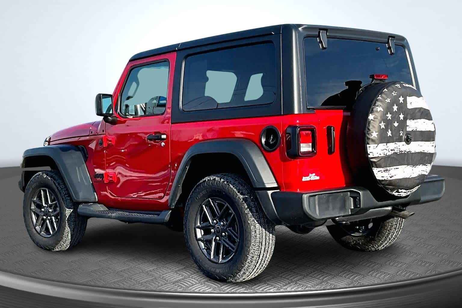 2025 Jeep Wrangler Sport S Firecracker Red Clearcoat at James Chevrolet
