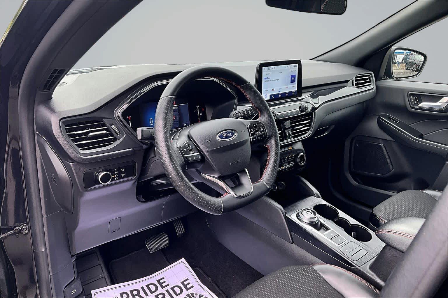 2025 Ford Escape ST-Line Agate Black Metallic at James Chevrolet