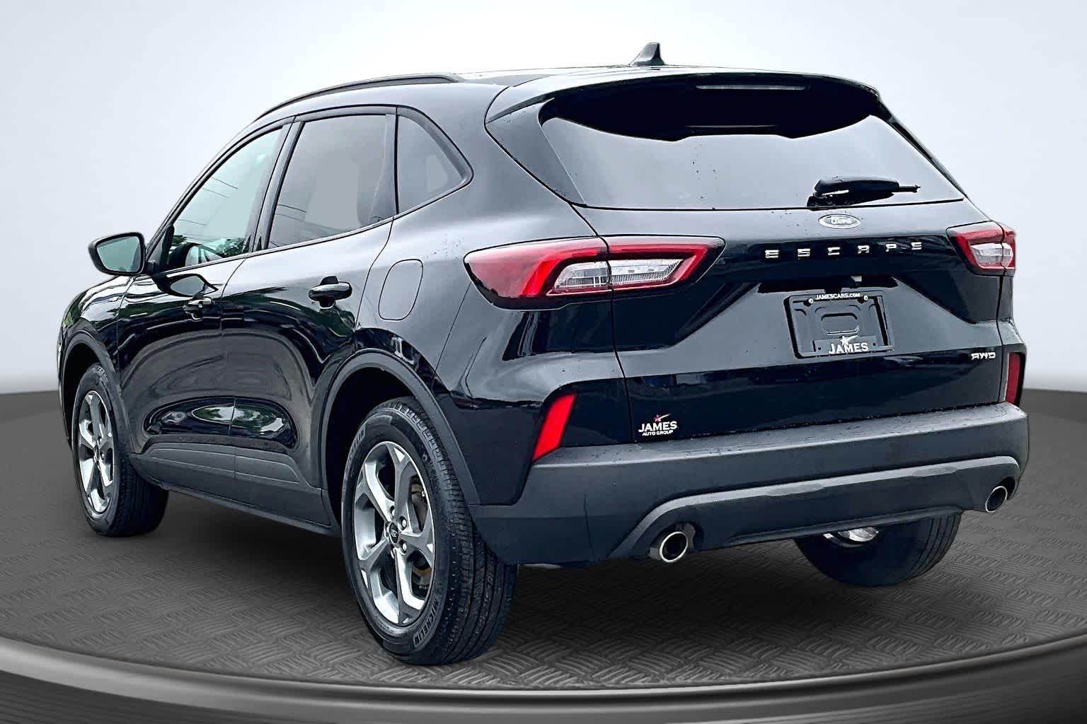 2025 Ford Escape ST-Line Agate Black Metallic at James Chevrolet