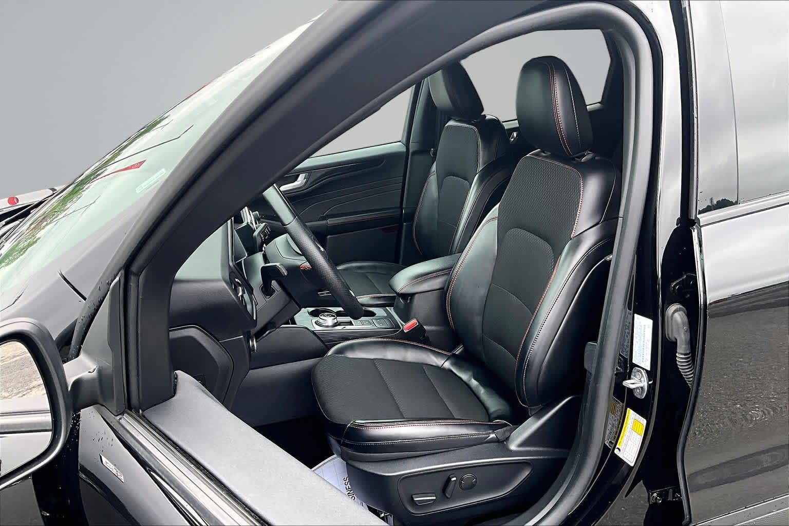 2025 Ford Escape ST-Line Agate Black Metallic at James Chevrolet