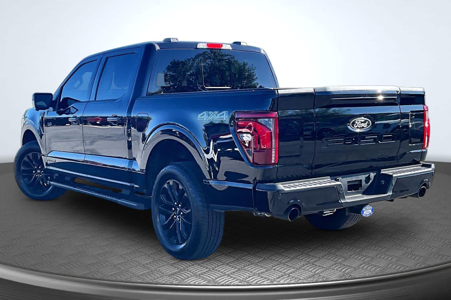 2025 Ford F-150 LARIAT Agate Black Metallic at James Chevrolet