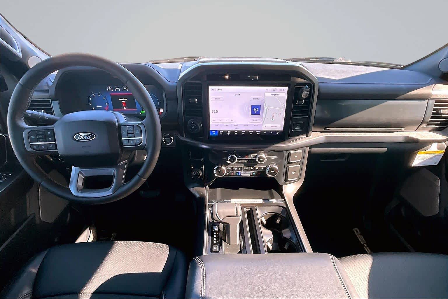 2025 Ford F-150 LARIAT Agate Black Metallic at James Chevrolet