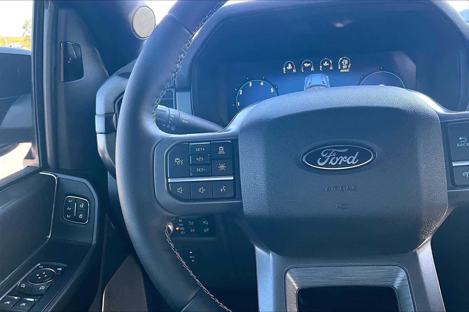 2025 Ford F-150 LARIAT Agate Black Metallic at James Chevrolet