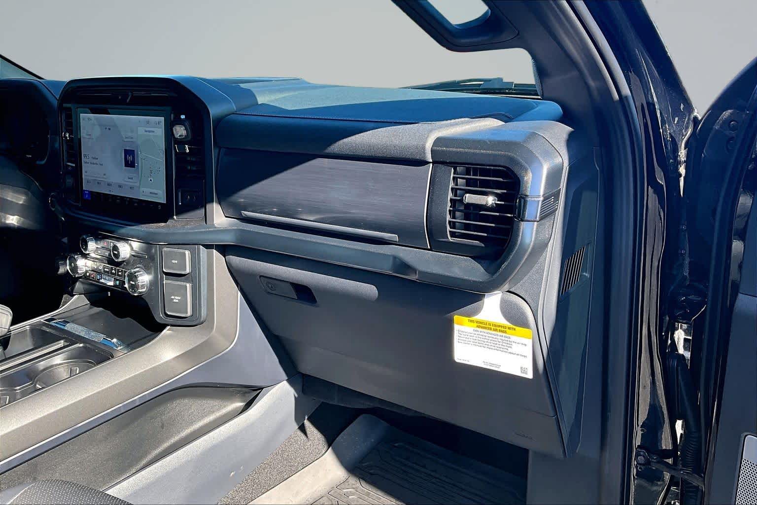 2025 Ford F-150 LARIAT Agate Black Metallic at James Chevrolet