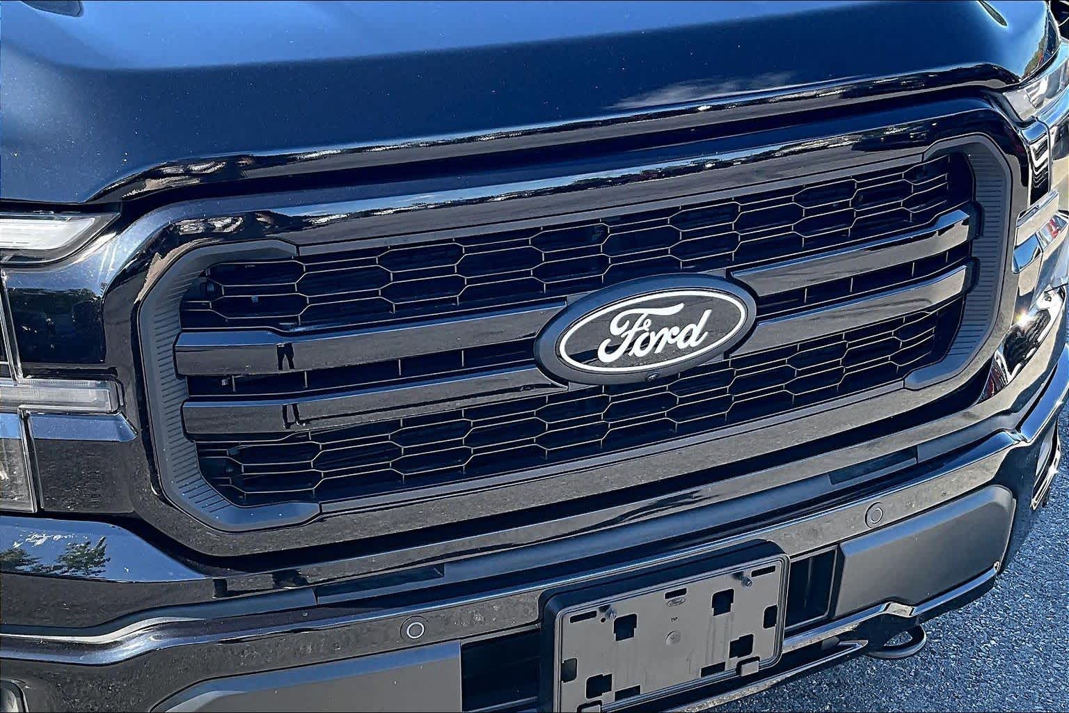 2025 Ford F-150 LARIAT Agate Black Metallic at James Chevrolet