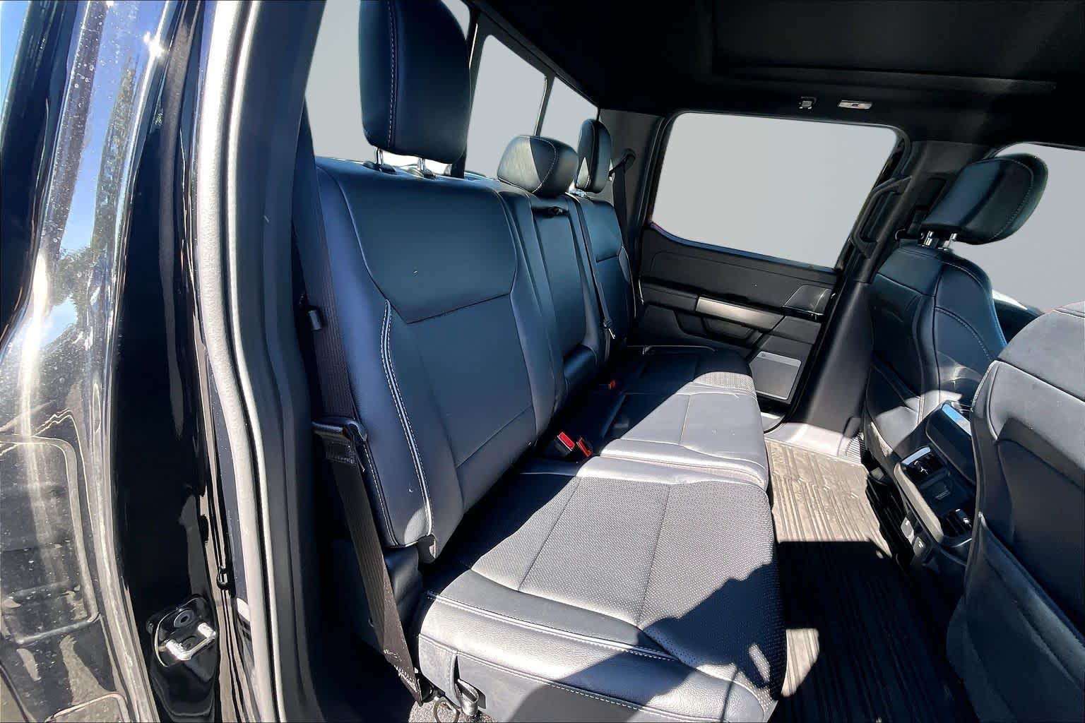 2025 Ford F-150 LARIAT Agate Black Metallic at James Chevrolet