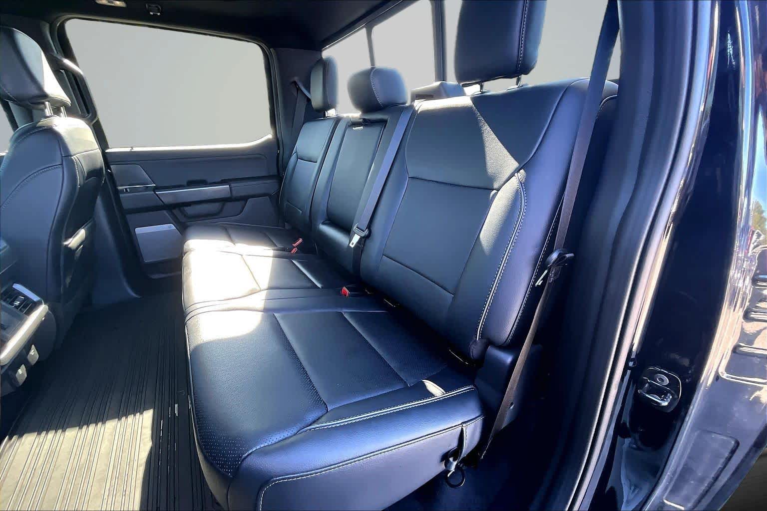 2025 Ford F-150 LARIAT Agate Black Metallic at James Chevrolet