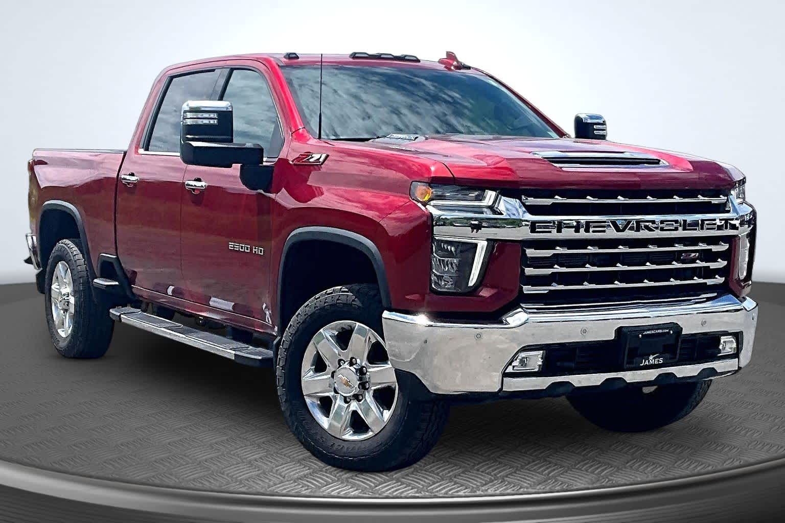 2022 Chevrolet Silverado 2500HD LTZ Cherry Red Tintcoat at James Chevrolet