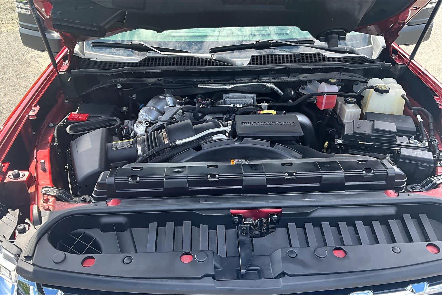 2022 Chevrolet Silverado 2500HD LTZ Cherry Red Tintcoat at James Chevrolet