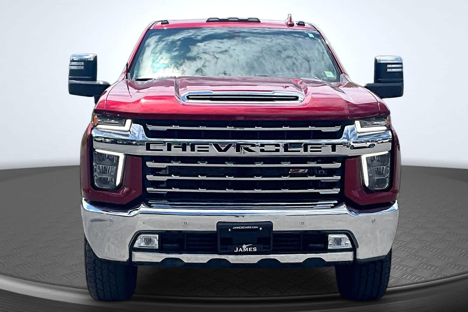 2022 Chevrolet Silverado 2500HD LTZ Cherry Red Tintcoat at James Chevrolet