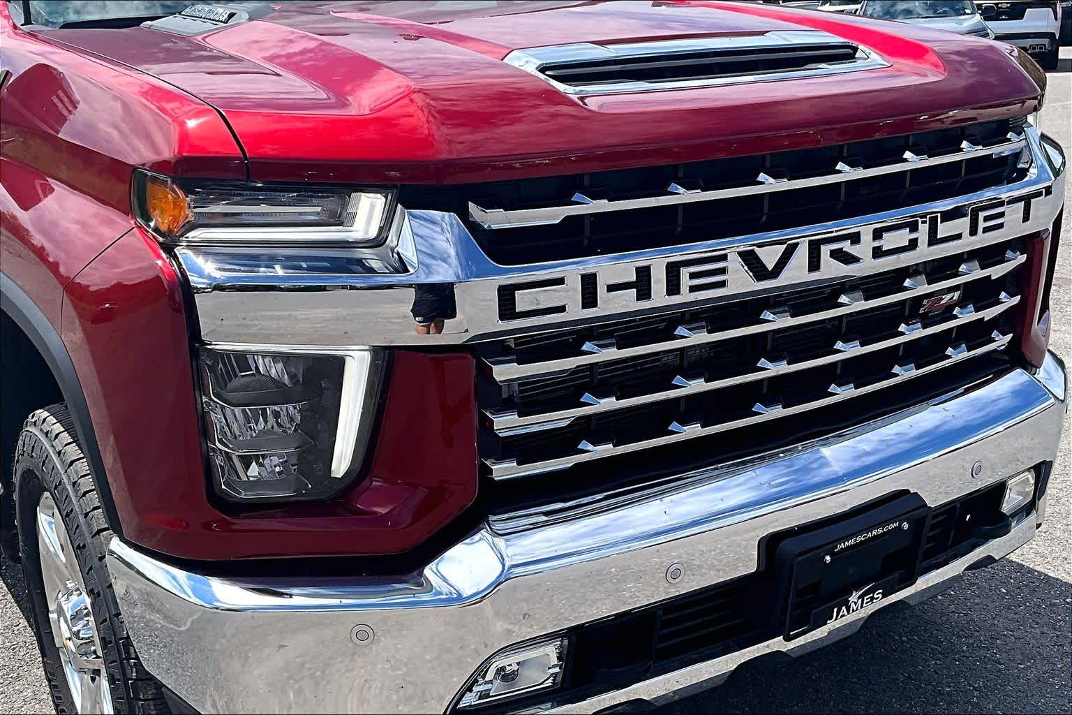 2022 Chevrolet Silverado 2500HD LTZ Cherry Red Tintcoat at James Chevrolet
