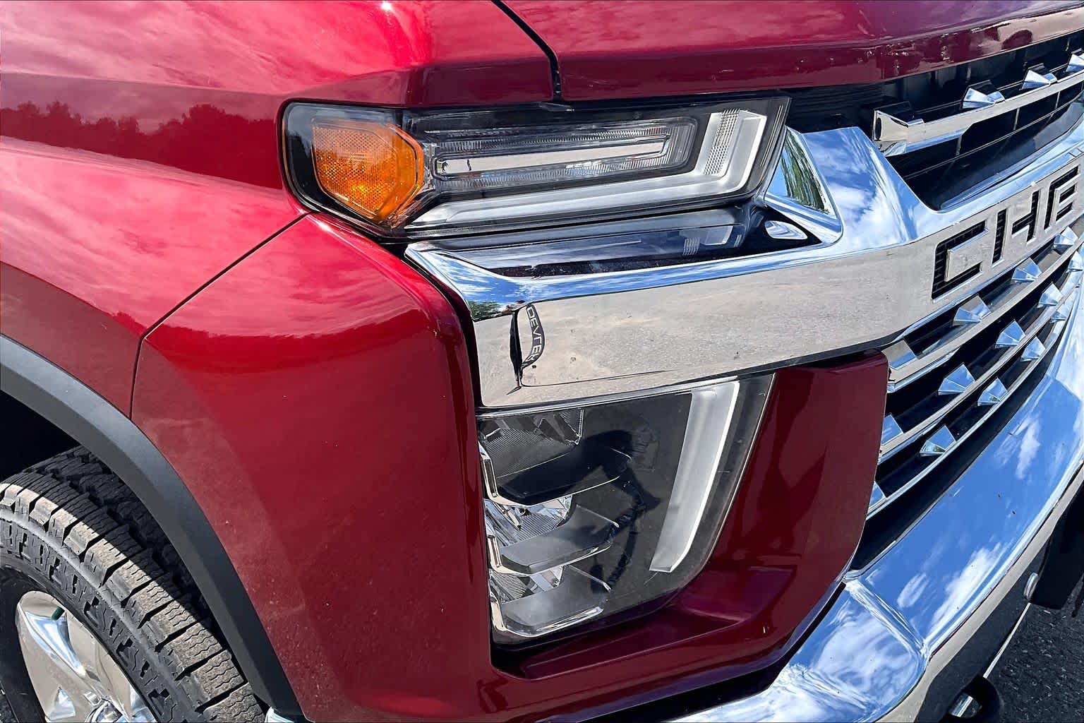 2022 Chevrolet Silverado 2500HD LTZ Cherry Red Tintcoat at James Chevrolet