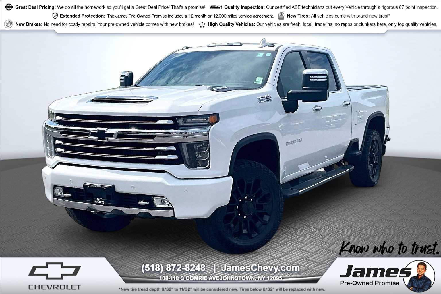 2020 Chevrolet Silverado 2500HD High Country Summit White at Mangino Chevrolet