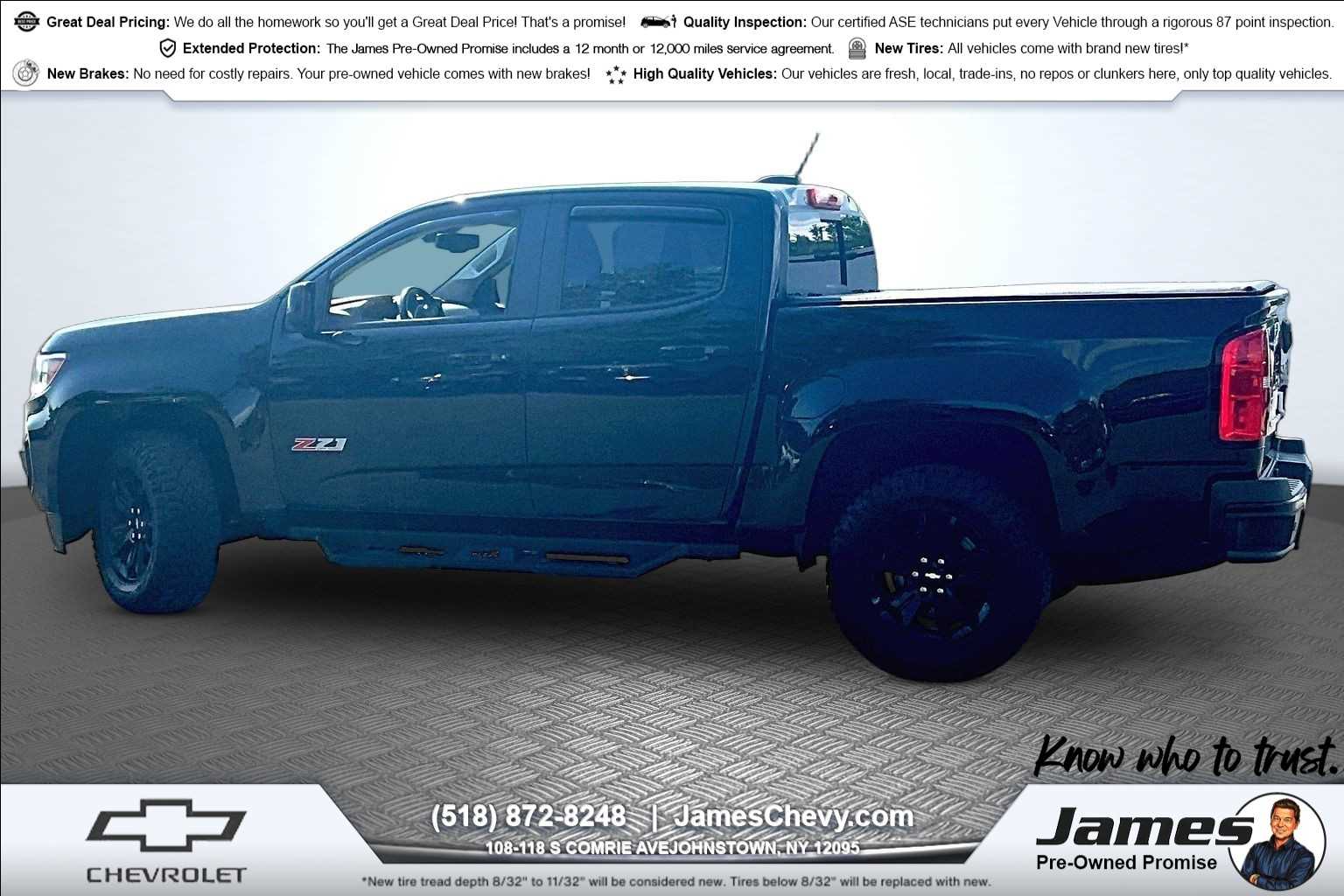 2022 Chevrolet Colorado 4WD Z71 Black at James Chevrolet