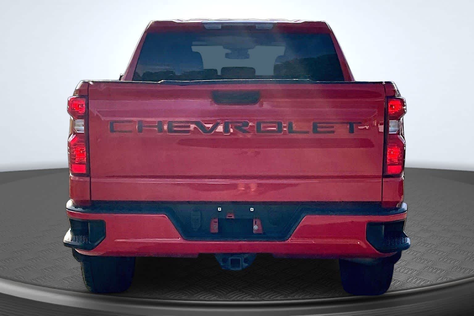 2024 Chevrolet Silverado 1500 Custom Red Hot at James Chevrolet