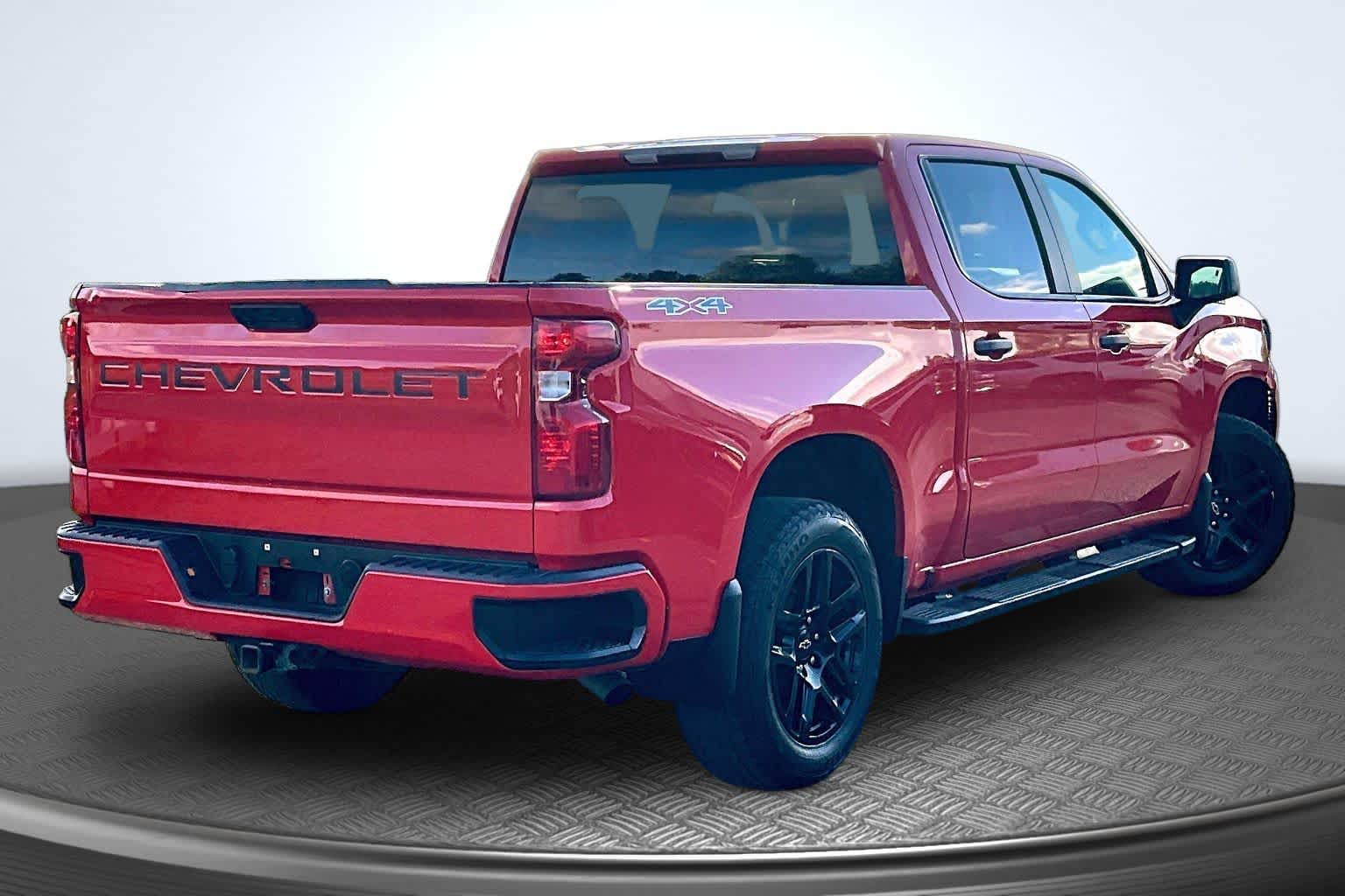 2024 Chevrolet Silverado 1500 Custom Red Hot at James Chevrolet
