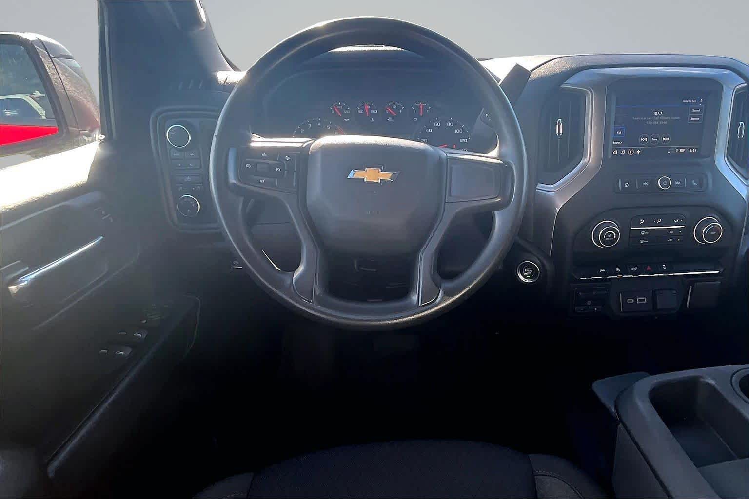 2024 Chevrolet Silverado 1500 Custom Red Hot at James Chevrolet