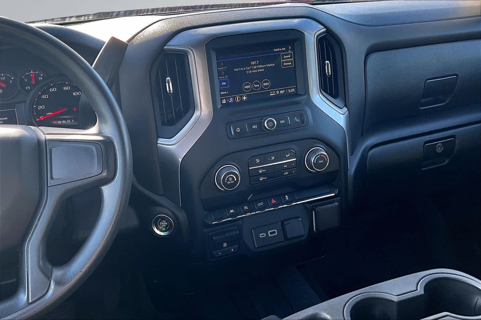 2024 Chevrolet Silverado 1500 Custom Red Hot at James Chevrolet