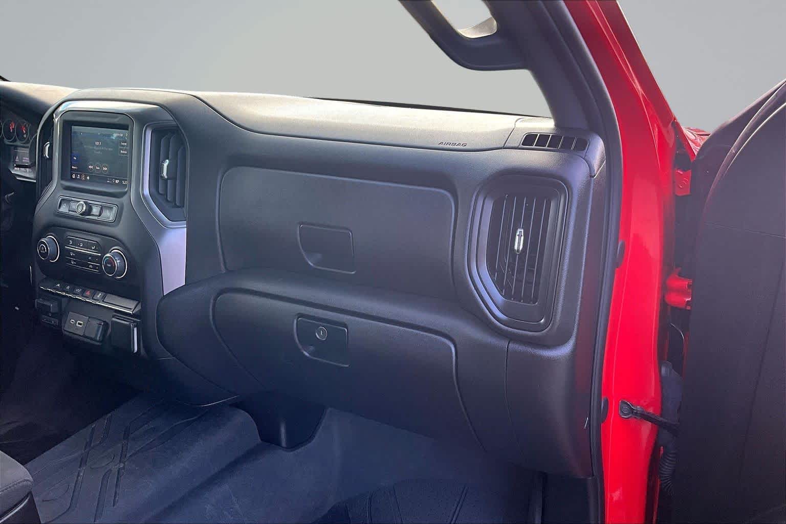 2024 Chevrolet Silverado 1500 Custom Red Hot at James Chevrolet