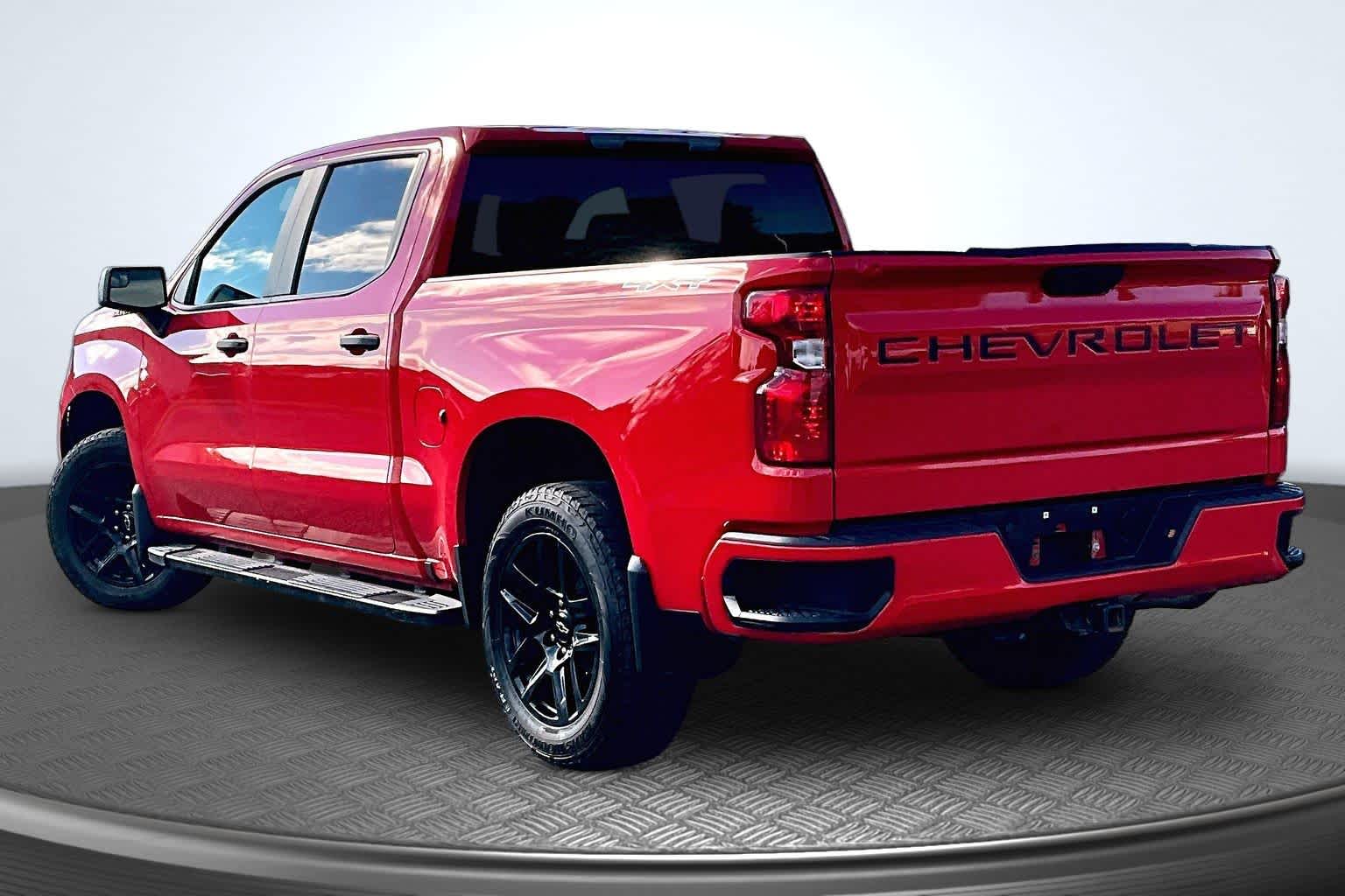2024 Chevrolet Silverado 1500 Custom Red Hot at James Chevrolet
