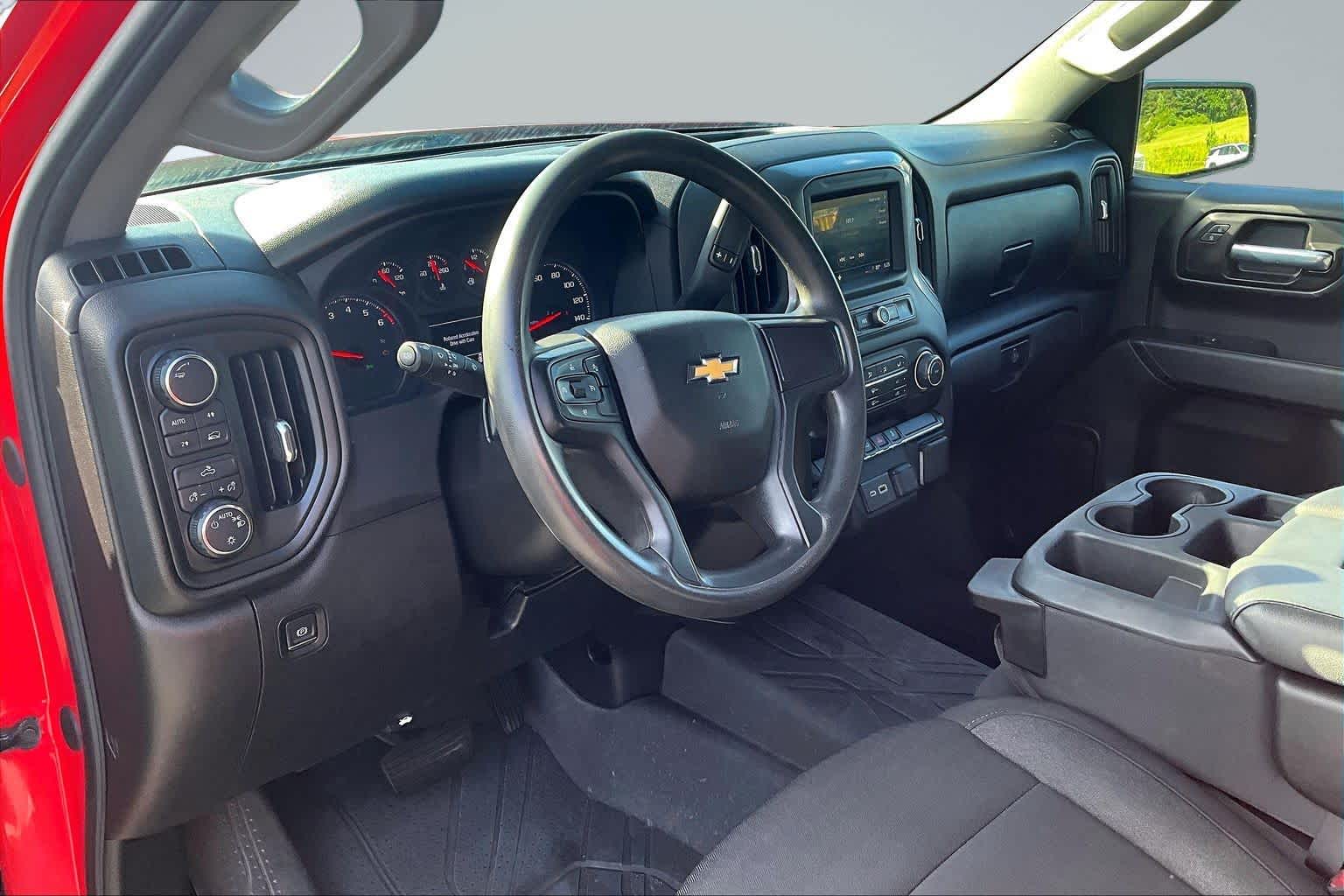 2024 Chevrolet Silverado 1500 Custom Red Hot at James Chevrolet