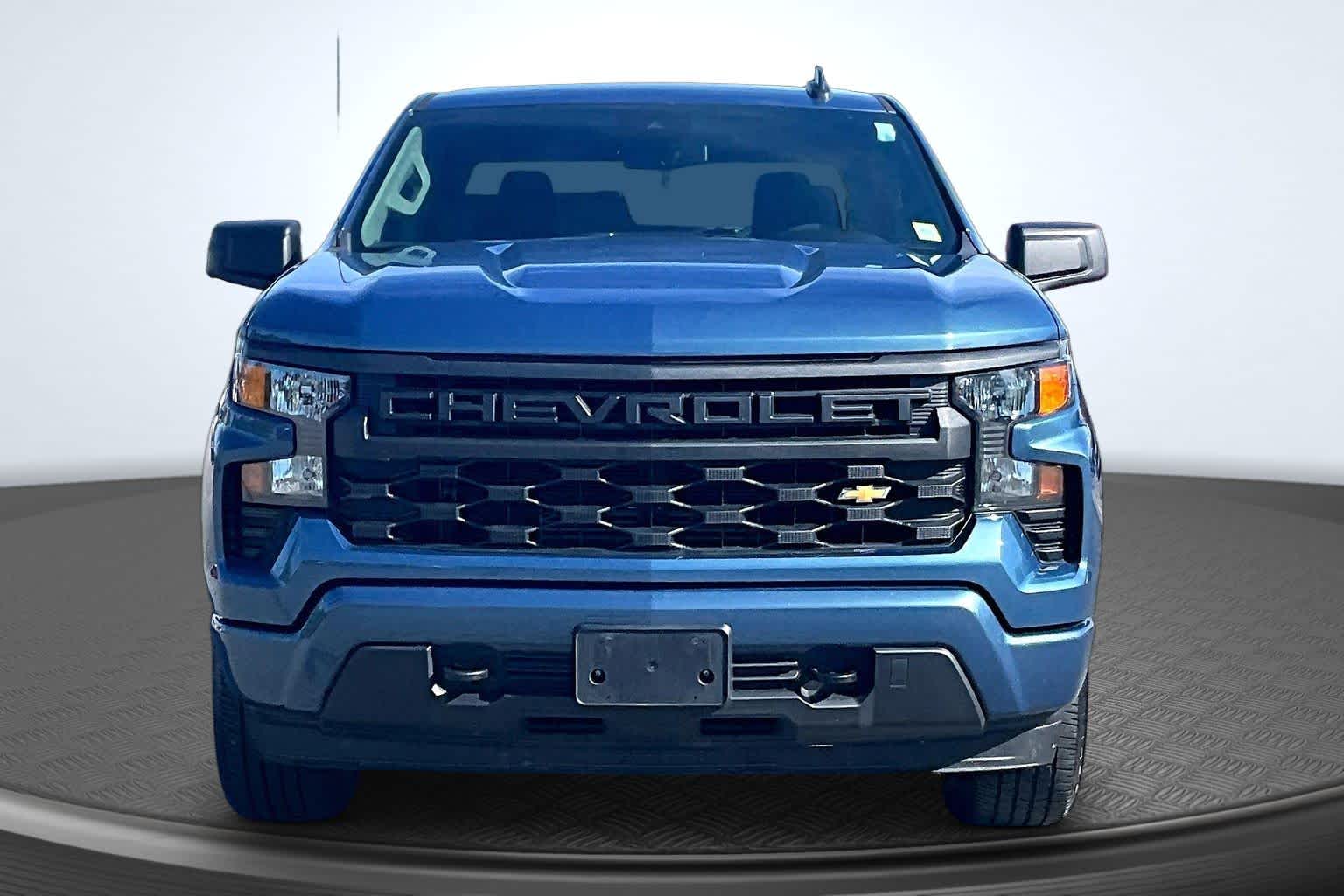 2024 Chevrolet Silverado 1500 Custom Lakeshore Blue Metallic at James Chevrolet