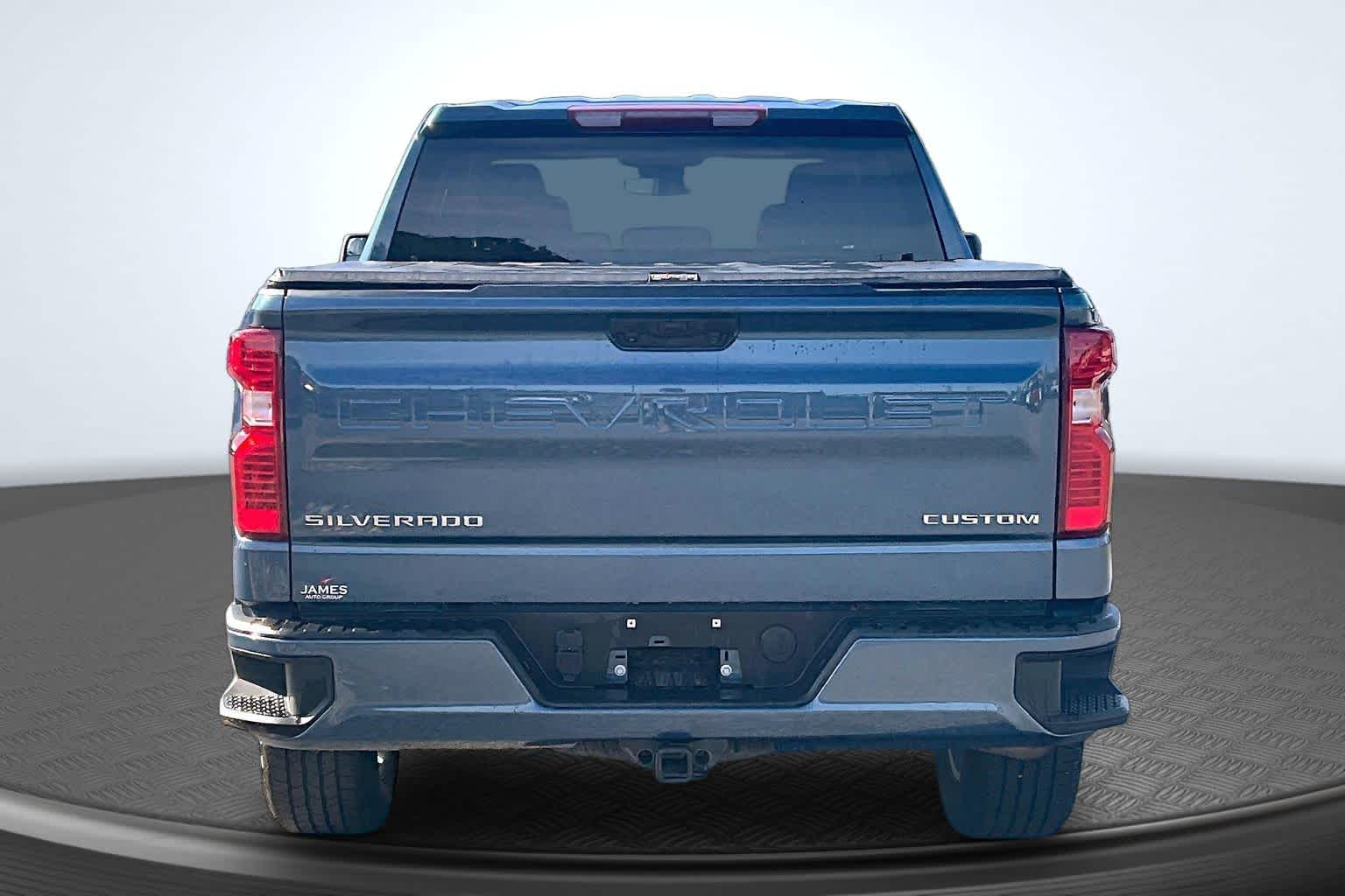 2024 Chevrolet Silverado 1500 Custom Lakeshore Blue Metallic at James Chevrolet