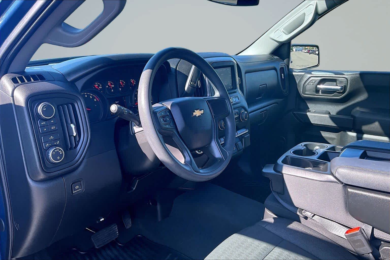 2024 Chevrolet Silverado 1500 Custom Lakeshore Blue Metallic at James Chevrolet