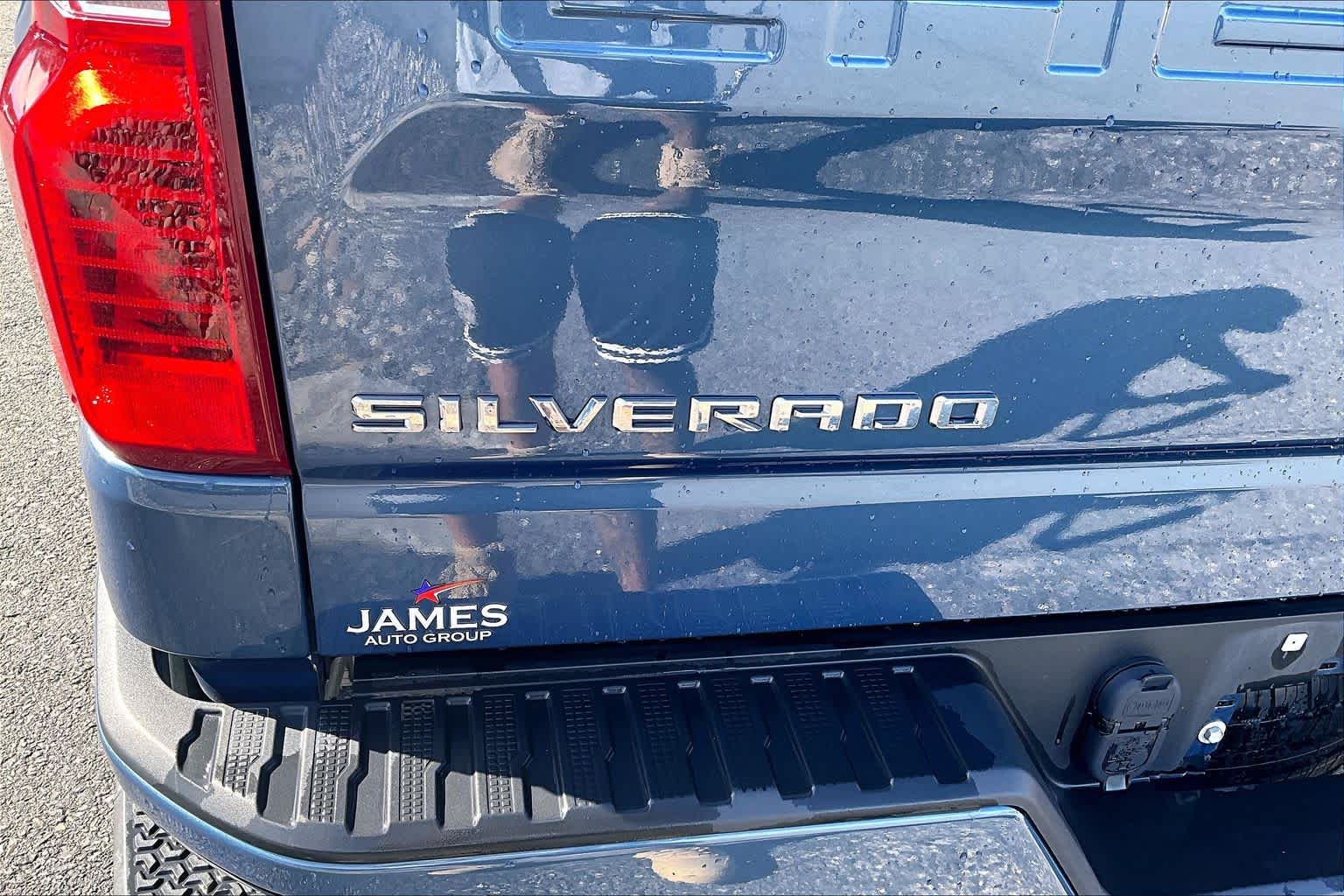 2024 Chevrolet Silverado 1500 Custom Lakeshore Blue Metallic at James Chevrolet