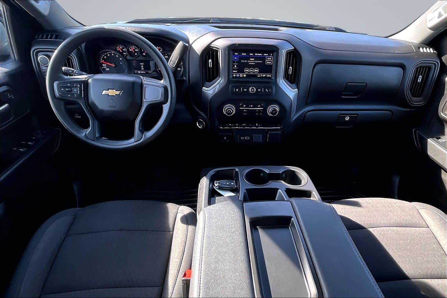 2024 Chevrolet Silverado 1500 Custom Lakeshore Blue Metallic at James Chevrolet