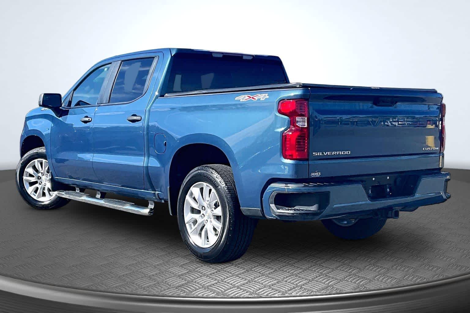 2024 Chevrolet Silverado 1500 Custom Lakeshore Blue Metallic at James Chevrolet