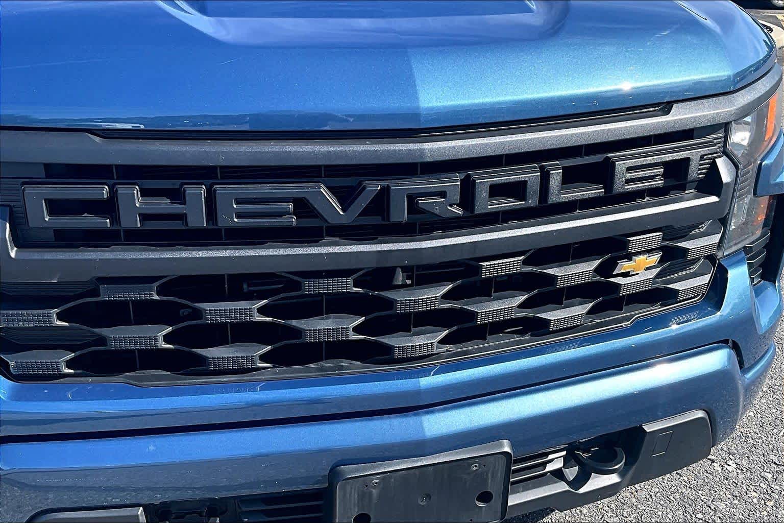2024 Chevrolet Silverado 1500 Custom Lakeshore Blue Metallic at James Chevrolet