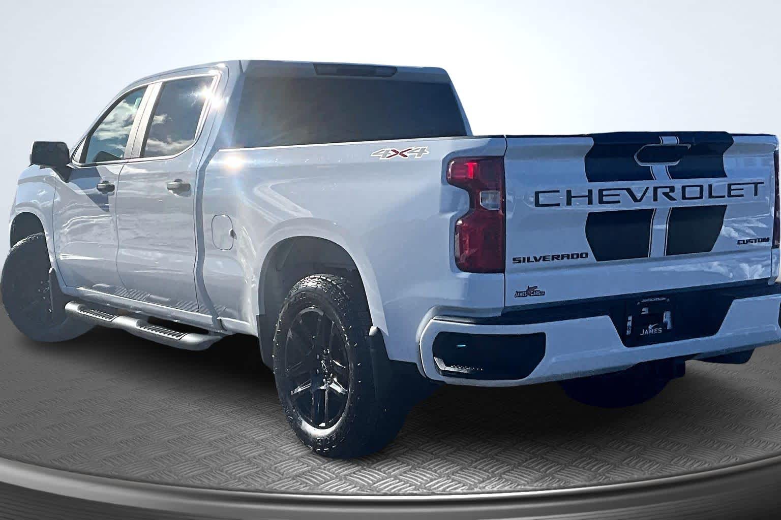 2023 Chevrolet Silverado 1500 Custom WHITE at James Chevrolet