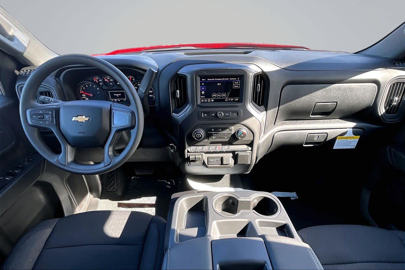 2026 Chevrolet Silverado 1500 Custom Red Hot at James Chevrolet